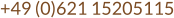 +49 (0)621 15205115